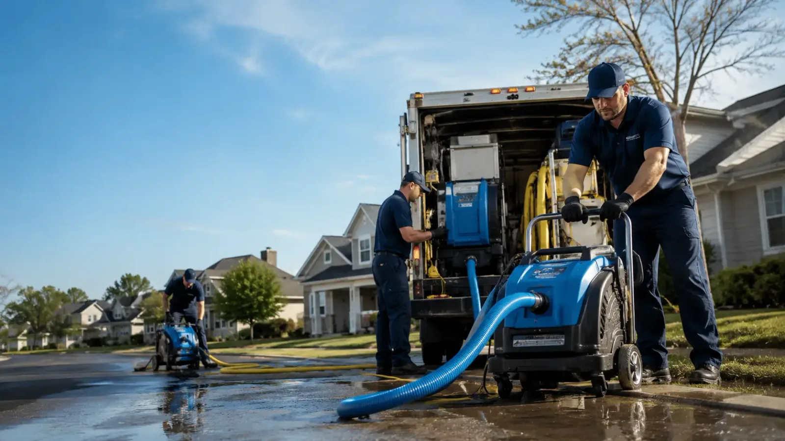 Flood Damage Cleanup in Clear Fork, WV